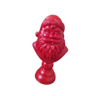 Imagem de Esquirla Estátua de Papai Noel em Resina, Escultura de Arte para Decoração de Natal em Casa e Festas