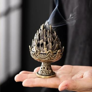 Imagem de Queimador de incenso Boshan - Ornamentos de mesa para decoração de escritório em casa, colecionáveis, criativo, portátil, mini queimador de incenso exclusivo