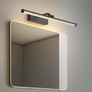 Imagem de Luz de espelho LED Lâmpadas de parede de banheiro à prova d'água 180° Arandela rotativa Iluminação de imagem Ângulo ajustável Iluminação de parede moderna Banheiro Sala de estar Quarto (Luz quente