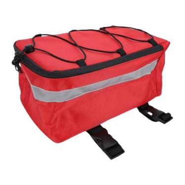 Imagem de Fabater Saco de Rack de Bicicleta 7l, Saco de Porta-malas à Prova D'água Com Fita de Luz Traseira Vermelha para Viagens Ao Ar Livre, Cesta de Bicicleta para Itens Quentes ou Frios