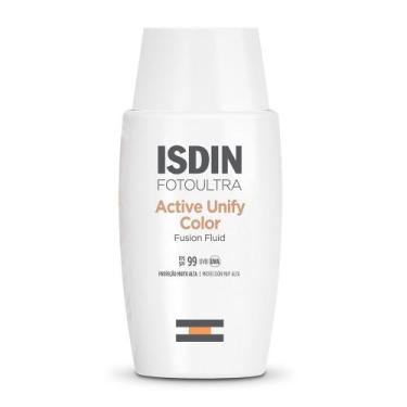 Imagem de Clareador e Protetor Solar ISDIN Active Unify com Cor FPS99 50ml, 1, 5