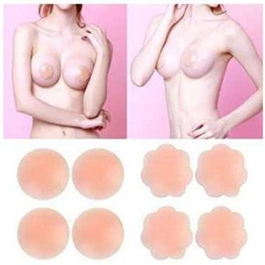 Imagem de KIT 3 PARES De adesivos nvisível para o peito para mulheres, reutilizá