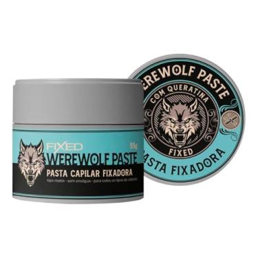 Imagem de Werewolf Pasta Capilar Fixadora com Queratina, Acabamento Matte, Fixação Forte, 55g, Para Todos os Tipos de Cabelo, Fixed, Sem Enxágue