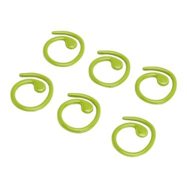 Imagem de SUNGOOYUE 50 Marcadores de Ponto de Travamento de crochê de Metal Em Espiral Com Acabamento Brilhante para Projetos de tricô de crochê (Verde)