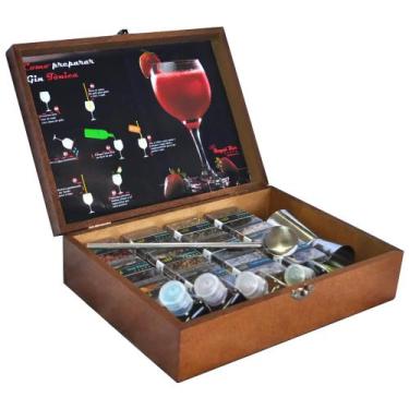 Imagem de Kit Gin Delight - 12 Especiarias para Gin + 4 Xaropes + dosador duplo 