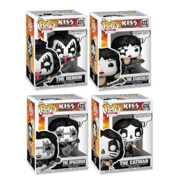 Imagem de Funko KISS Pop! Rock Sayings Complete Set (4)