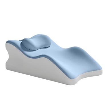 Imagem de Almofada lombar, almofada de suporte lombar, almofada ergonômica | Almofada de cunha para dormir no estômago, acessórios de cama para relaxamento, massagem, leitura, telefone, brincar