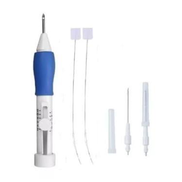 Imagem de Conjunto de agulhas mágicas, caneta de bordado russa com agulhas, kit de bordado