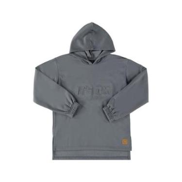 Imagem de Blusão Oversize em Moletom Juvenil Gloss-Feminino