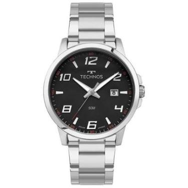 Imagem de Relógio Technos Masculino Racer Prata - 2315LAT/1P Relógio Technos Masculino Racer Basico Prata - 23-Masculino