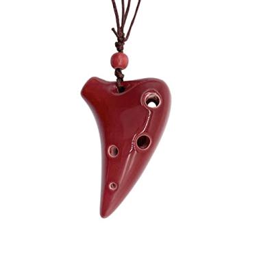 Imagem de Flauta 6 Furos Cerâmica Ocarina Mini Ocarina Instrumentos Musicais para Iniciante Musical (Cor: 3)