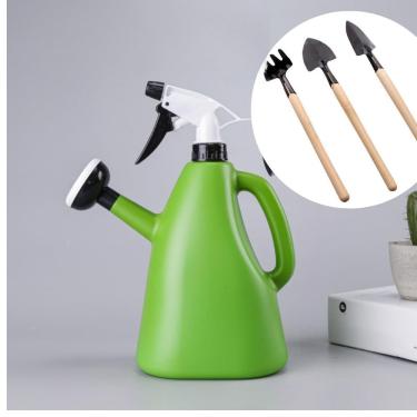 Imagem de Gotejador para plantasKit Regador Borrifador 2 em 1 Pulverizador + Ferramentas Para Jardim Plastico Planta1500ml(1+3)