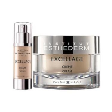 Imagem de Kit Facial Esthederm Excellage - Creme Anti-Idade 50ml e Sérum 30ml-Unissex