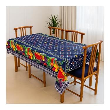 Imagem de Toalha de Mesa Retangular 6 Lugares 200 x 140cm Tecido Oxford Fácil de Limpar – Mesa Jantar Elegante (Modelo - 8)