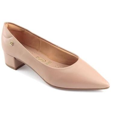 Imagem de Sapato Santinelli 1546-001-252 Scarpin de Salto Bloco, 35, Antique