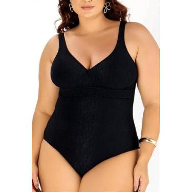 Imagem de Maiô Clássico com Bojo Estruturado - Banho de Mar, Preto
