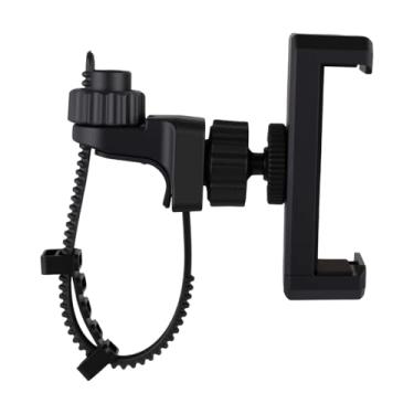 Imagem de menolana Suporte para celular em formato de trompete ou lira, acessório leve e compacto com clipe para fixar seus telefones com Ajustável para uso