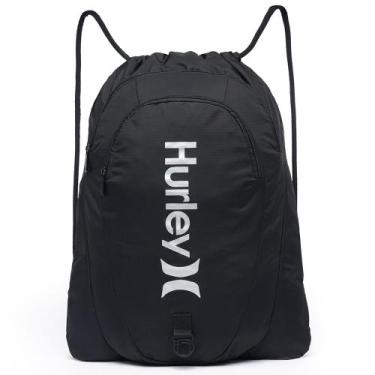 Imagem de Mochila Sacola Academia Hurley Esportiva Musculação Resistente, U, Pre