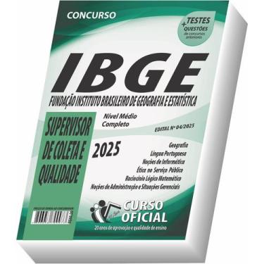 Imagem de Apostila Ibge Supervisor De Coleta E Qualidade - Curso oficial