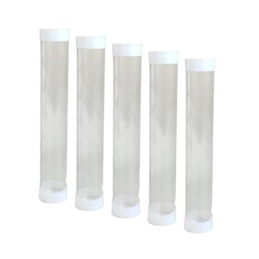 Imagem de harayaa Conjunto de 5 peças de tubos para armazenamento de bolas de golfe, acessórios e caixa de embalagem, L