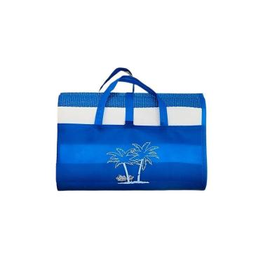 Imagem de Bolsa E Esteira De Praia Impermeável - Azul