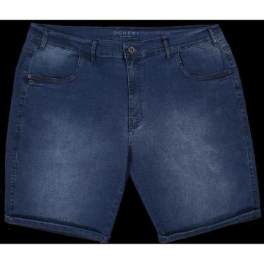 Imagem de BERMUDA JEANS MASCULINA PLUS SIZE OGOCHI REF:003534101-Masculino
