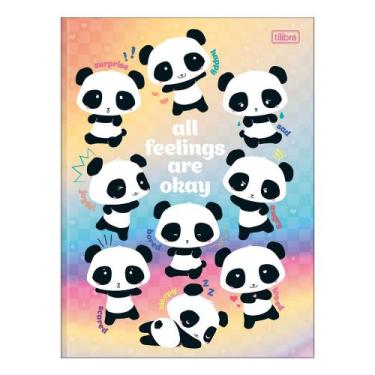 Imagem de Caderno Brochura Capa Dura Universitário Panda 80 Folhas Tilibra, III