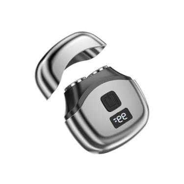 Imagem de Barbeador masculino 2026 Upgrade, mini barbeador elétrico à prova d'água com tela LED inteligente, barbeador de viagem com bolso de carga rápida