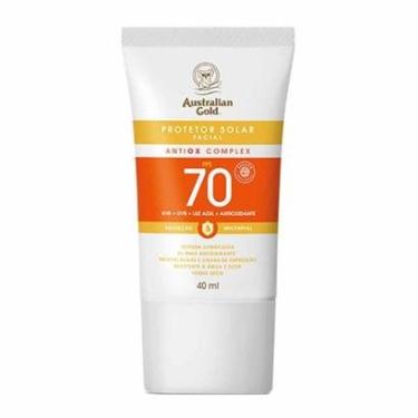 Imagem de Protetor Solar Facial Australian Gold Antiox Complex Ultra Fluido FPS 70 40ml-Unissex