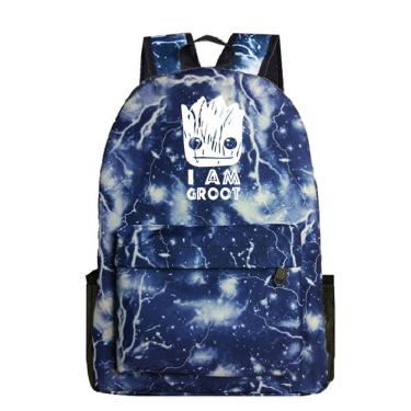 Imagem de Mochila I am Groot Anime School de poliéster para crianças