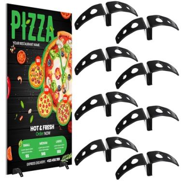 Imagem de Blulu 8 Peças, Pequenas Pedestais de Aranha, Base de Exibição de Piso, Pés de Aranha, Suporte de Placa para Exibição de Tabuleiro de Qualquer Tamanho para Lojas Eventos Publicitários, Aço Inoxidável