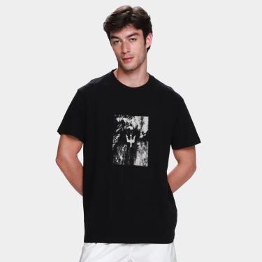Imagem de Camiseta Osklen Vintage Tridente Areia Masculina-Masculino