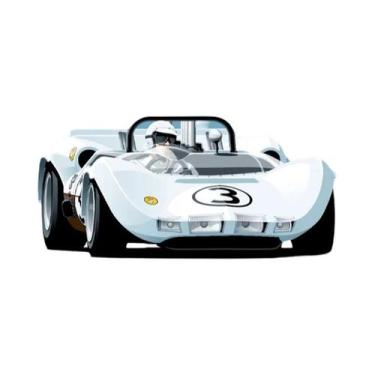 Imagem de Arte De Parede Vintage Retro De Carro De Corrida GTR, Decoração Nórdic