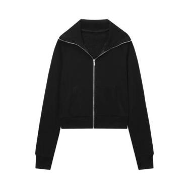 Imagem de Conjunto Feminino De Jaqueta Casual De Lã Com Lapela E Calças Flare De