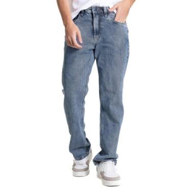 Imagem de Calça Jeans Sawary Baggy - 282016 - Azul médio 42, Azul, 42