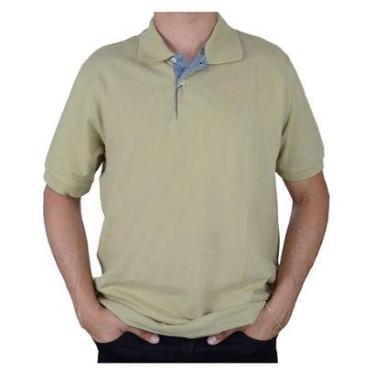 Imagem de Camisa Polo Masculina MC Ogochi Essencial Slim Marrom - 0074-Masculino