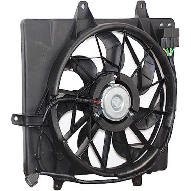 Imagem de YMAUGP Conjunto de ventoinha de arrefecimento do radiador 620-022 para Chrysler PT Cruiser Conjunto de ventoinha de arrefecimento do radiador excluindo Turbo 2006 2007 2008 2009, para Chrysler PT