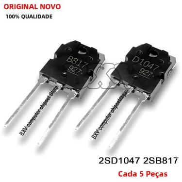 Imagem de Conjunto De 10PCS De Tubos Amplificadores De Áudio 2SB817 2SD1047 TO-3
