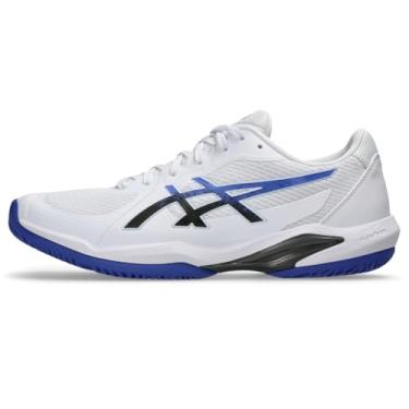 Imagem de ASICS Solution Swift Ff 2 Tênis masculino, Branco/cobalto escuro, 46