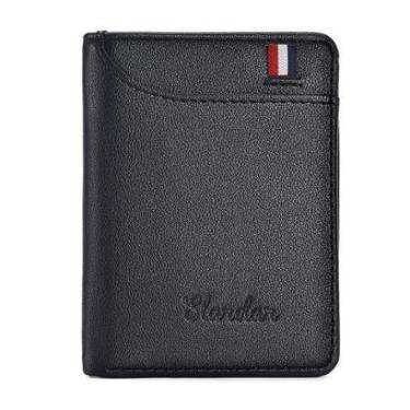 Imagem de CARTEIRA COURO PEQUENA PORTA DOCUMENTOS CARTÃO ELEGANTE-Masculino