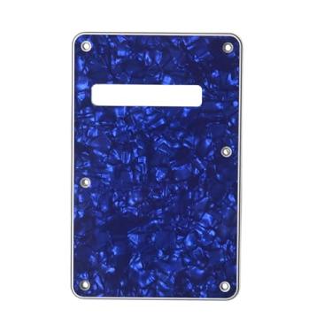 Imagem de Esquirla Escudo para guitarra, acessório para instrumento musical, fácil instalação, elegante, suprimentos, peça de reparo, protetor de, Azul, Traseira