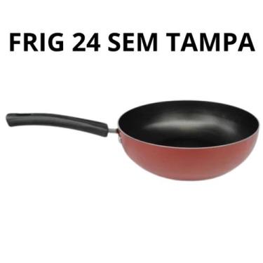 Imagem de Frigideira Funda Antiaderente modelo wok grande - cozinha - Gfmalumíni
