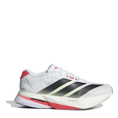Imagem de adidas Tênis de corrida feminino Adizero Boston 13 Road, Branco, preto, vermelho, 38 BR