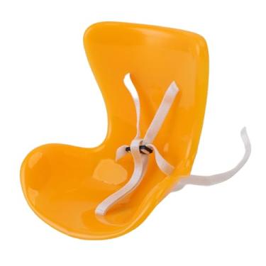 Imagem de GOWENIC Cadeira Plástica Compacta do Assento Seguro da Boneca do Carro Com Cinto, Fácil Instalação No Respiradouro de Ar, Assento Confortável para Brinquedos de Pelúcia, Material Premium (Amarelo)