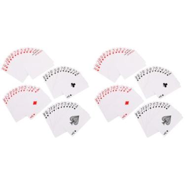 Imagem de Didiseaon 2 Sets Blank Poker Cards DIY Paper Cards for Kids Party Game Small Paper to Write On