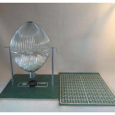 Imagem de Jogo Globo N4 de 1 a 100 com bolas tipo PING PONG CROMADO