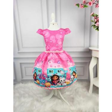Imagem de Vestido Perola Menina Infantil Casa da Gabby Rosa RF02 - AUREA, 01 ANO