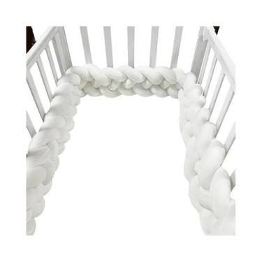 Imagem de Protetor De Berço Azul Para Bebê, Conjunto De Almofadas Para Cama Infa