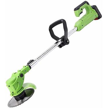 Imagem de Cortador de grama portátil doméstico cortador de grama elétrico sem fio pequeno cortador de grama 24V (uma bateria e uma carga)