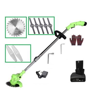 Imagem de Cortador de grama elétrico, cortador de grama portátil com bateria de lítio portátil para uso doméstico, artefato multifuncional recarregável para remoção de ervas daninhas para jardim, gramado, jar